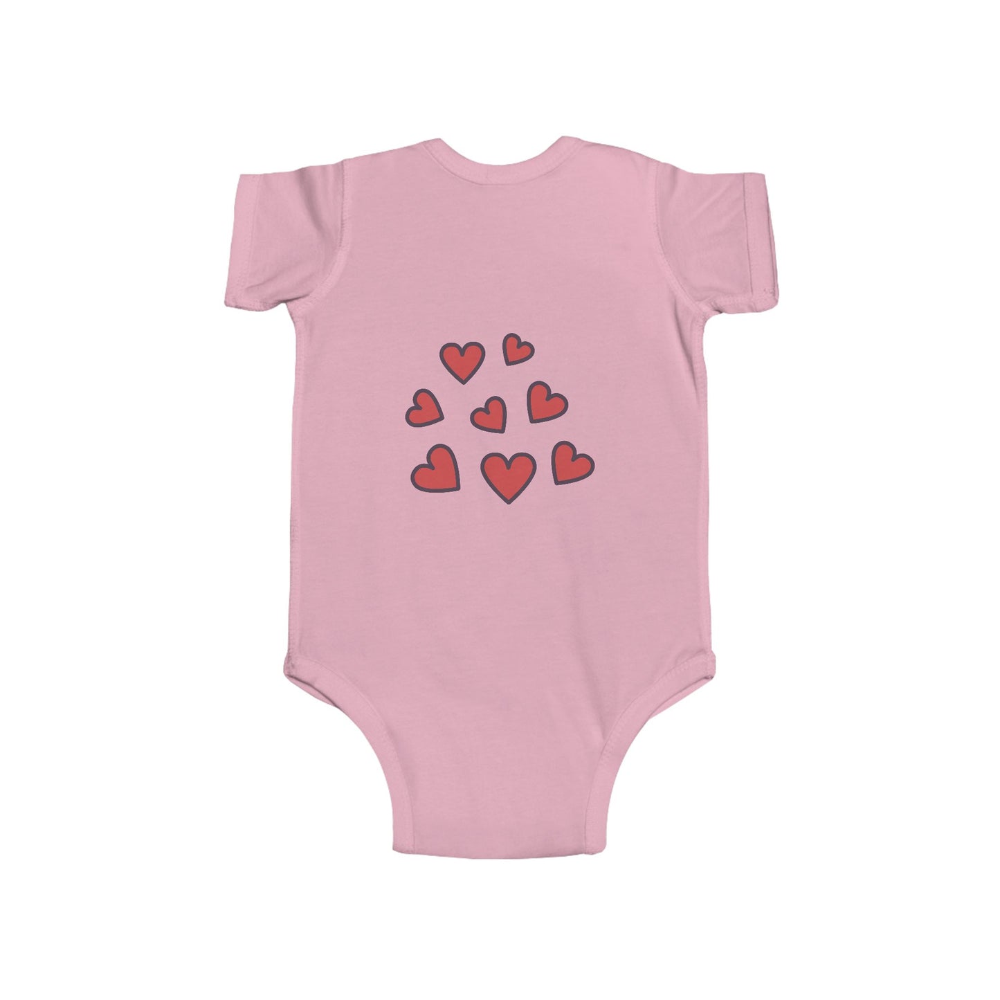 Cute Love Hearts Infant Bodysuit for Baby Girls