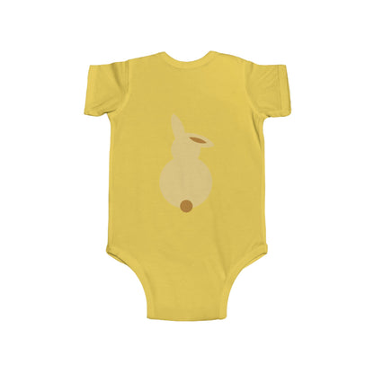 Yellow Bunny infant bodysuit